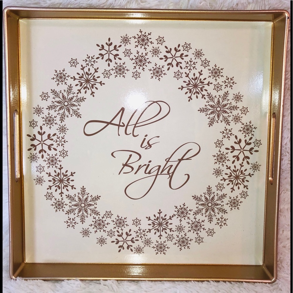 Gorgeous Serving Tray; 13.75” x 13.75”
